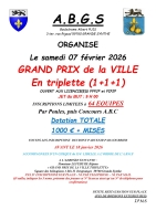 X3 Départemental - Grand Prix de la VILLE - ABGS